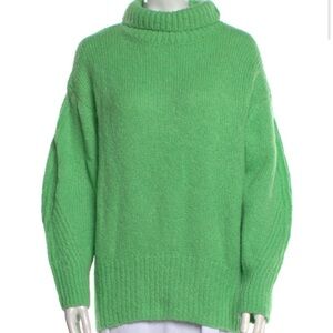 A.L.C. Vibrant Green Cowl Neck Sweater
